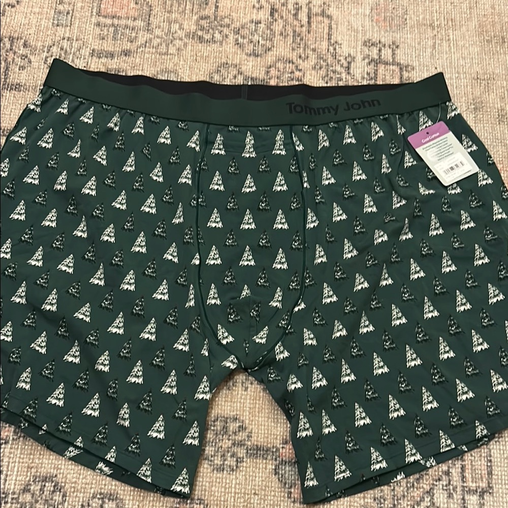 NWT Tommy John Men’s Cool Cotton Underwear in Pine Needle Spruce